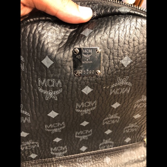 Authentic MCM Studded Backpack - Picture 6 of 8